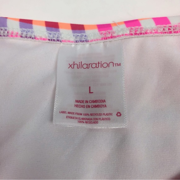 Pink Two Piece Multi Colored Swimsuit Large Bottom Size D/DD Top - Picture 12 of 12